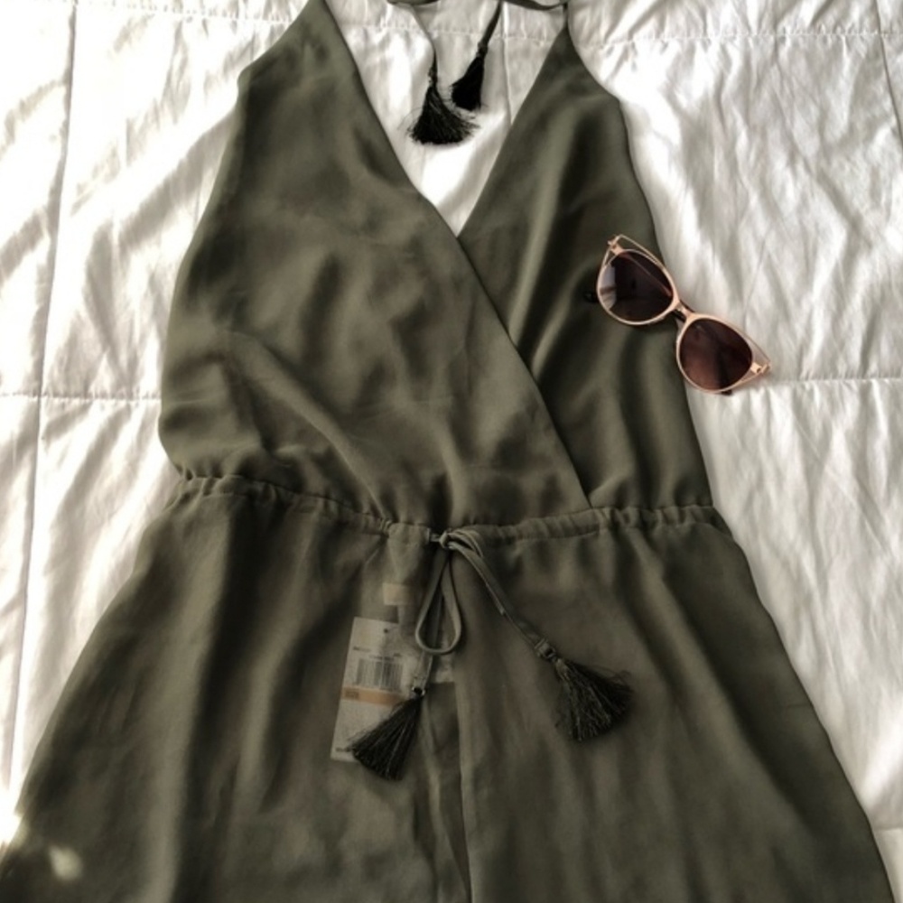 Olive Michael Kors Sheer Romper